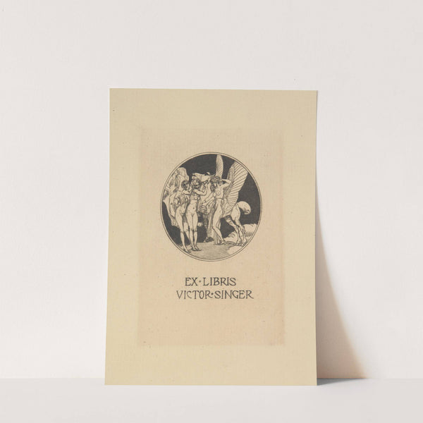 Victor Singer – ekslibris (1900-1930) by Rudolf Jettmar