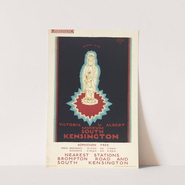 Victoria and Albert Musuem, for London Underground by Edward McKnight Kauffer