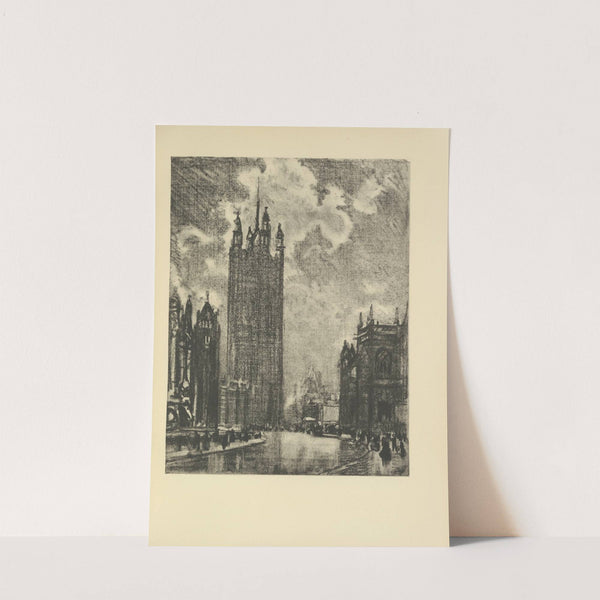 Victoria Tower (1928) by Joseph Pennell