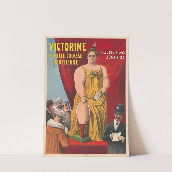 Victorine – La bele colosse Parisienne (1907) by Adolf Friedländer Lith.