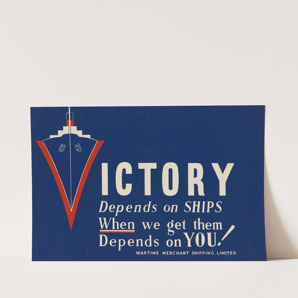 Victory Depends on Ships by Anonymous