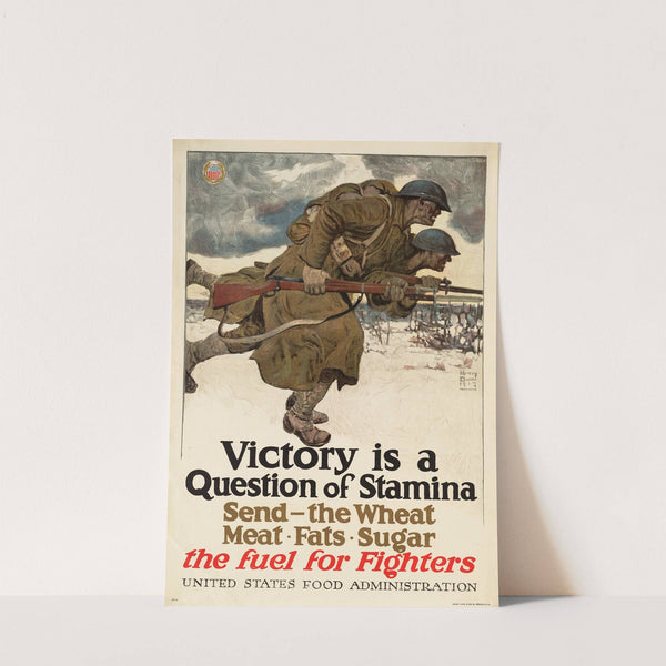 Victory is a question of stamina by Harvey T. Dunn
