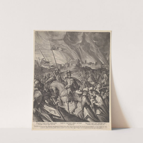 Victory of Julius Caesar as an allegory of Rudolf I by Lucas Kilian