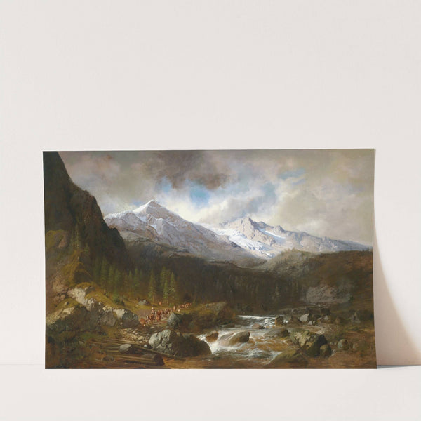 Viehabtrieb (1856) by Carl Millner