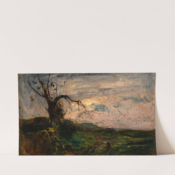 Vieil arbre dans la plaine (1868) by François-Auguste Ravier