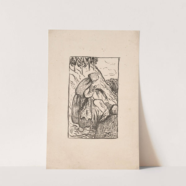 Vieille bretonne dans la lande by Paul Sérusier