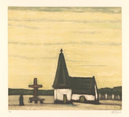 Vieille église en Campine (20th Century)