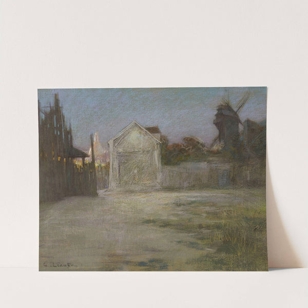 Vieille ferme du moulin de la Galette by Charles-Lucien Léandre