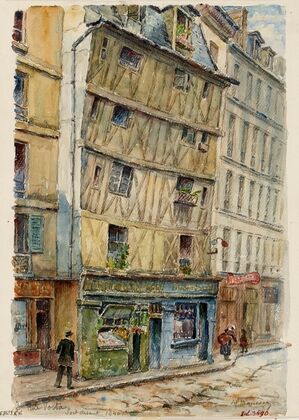 Vieille maison du XIIIè siècle, 3 rue Volta — size preview