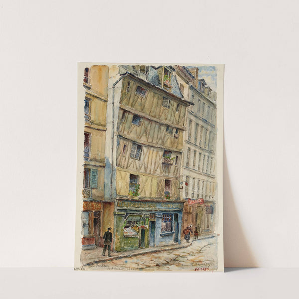 Vieille maison du XIIIè siècle, 3 rue Volta by Georges-Henri Manesse