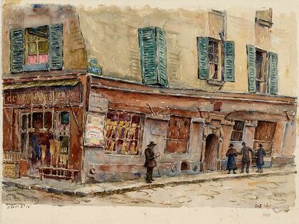 Vieille maison du XIVè siècle, 24 rue Sainte Foy à l’angle de la rue Saint Denis (1916) — size preview