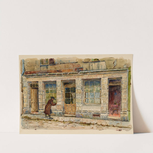 Vieille maison du XVè siècle, maison de Nicolas Flamel, dite maison du grand pignon, 51 rue de Montmorency by Georges-Henri Manesse