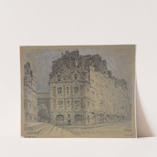 Vieilles maisons sur le Pont Neuf by Ferdinand Boberg