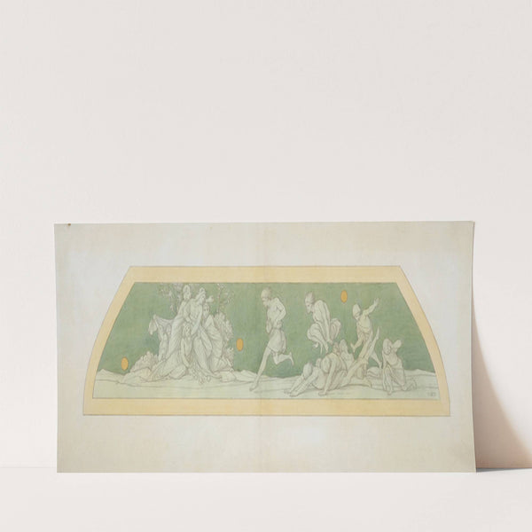 Viele laufen nach dem Ziele, wenige erreichen es (1878) by Eduard von Steinle