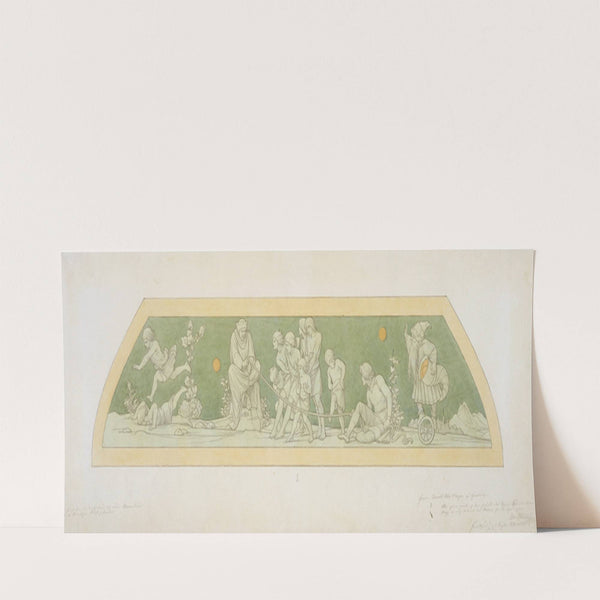 Viele laufen nach dem Ziele, wenige erreichen es (1878) by Eduard von Steinle