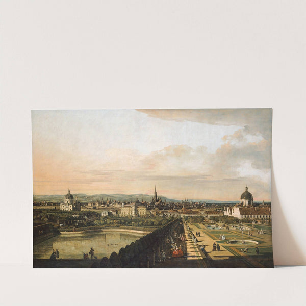 Vienna Viewed from the Belvedere Palace by Canaletto