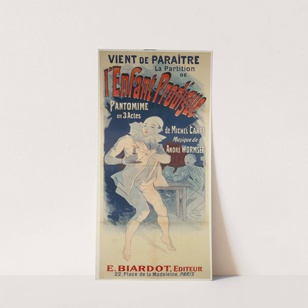 Vient De Paraitre La Partition De L’enfant Prodigue (1890) by Jules Chéret