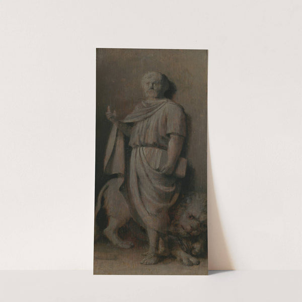 Vier evangelisten: Marcus (1676) by Caesar Van Everdingen