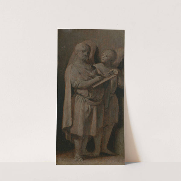 Vier evangelisten: Matteüs (1676) by Caesar Van Everdingen