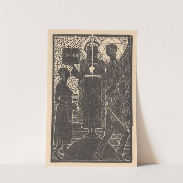 Vier figuren by Mathieu Lauweriks