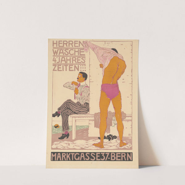 Vier Jahreszeiten Herrenwäsche (1914) by Burkhard Mangold