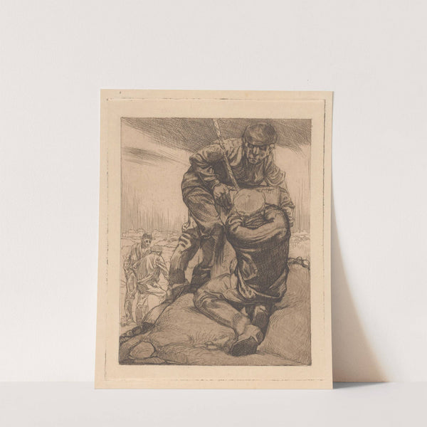 Vier polderjongens by Johannes Josephus Aarts