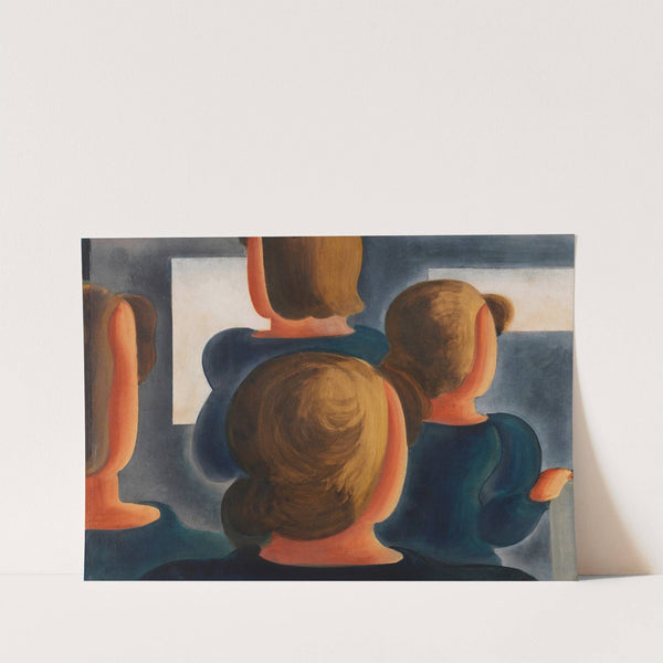 Vierergruppe mit Grau (1930) by Oskar Schlemmer