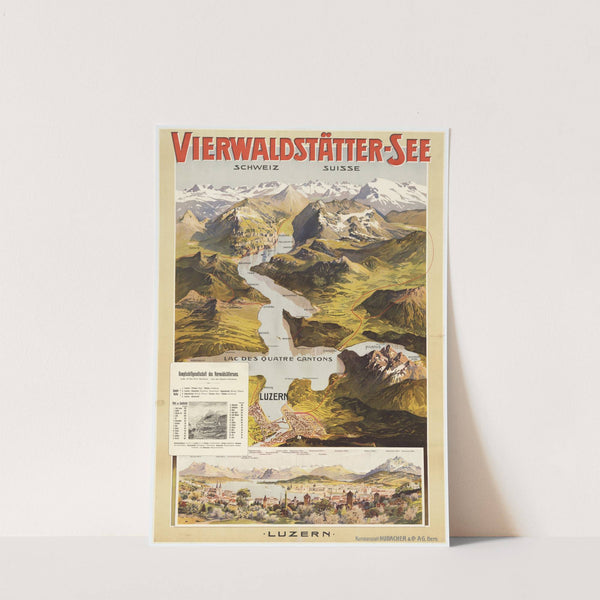 Vierwaldstättersee – Luzern (1905) by Anton Reckziegel