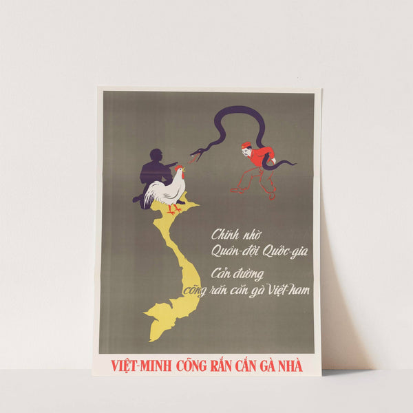 Viet Army Stops Snake by U.S. Information Agency