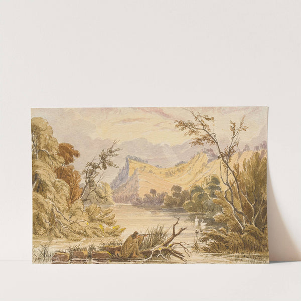 View 100 Miles Above St. Louis (c.1847–49) by Seth Eastman