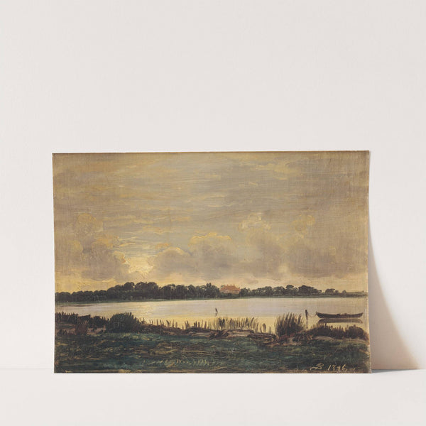 View Across Præstø Fiord towards the manor of Nysø by P. C. Skovgaard