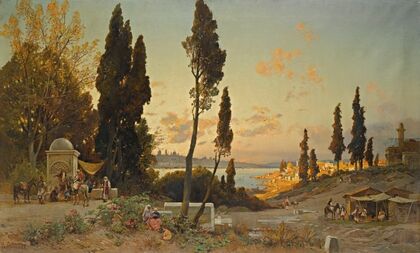 View Across The Bosphorus, Constantinople