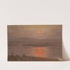 View Across the Hudson at Sunset (ca. 1890) by Frederic Edwin Church