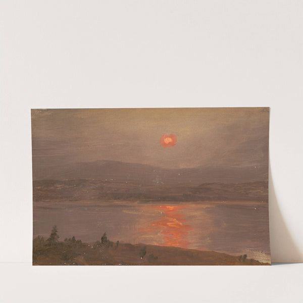 View Across the Hudson at Sunset (ca. 1890) by Frederic Edwin Church