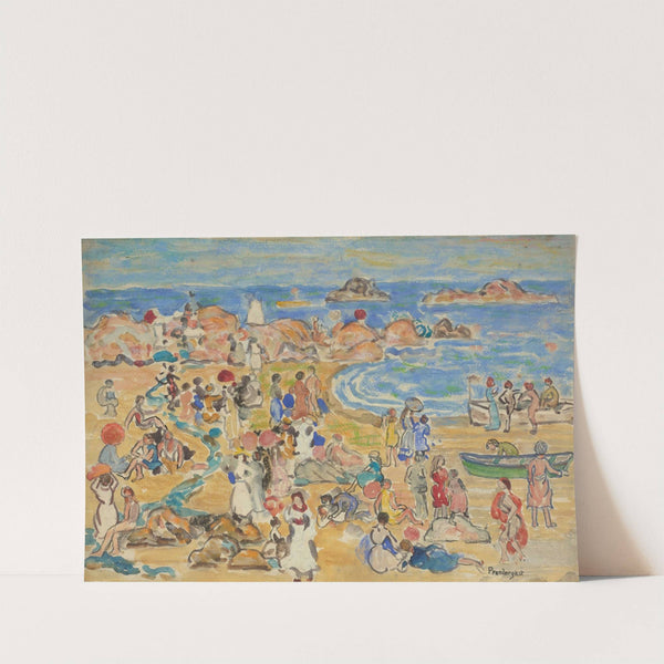 View Along New England Coast (circa 1920-23) by Maurice Prendergast