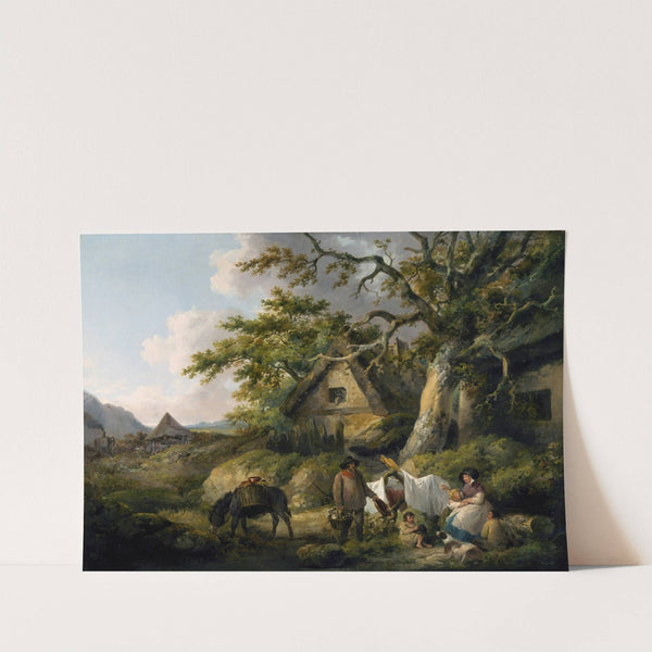 View at Enderby, Leicestershire by George Morland