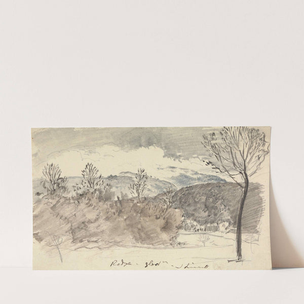 View at Mr. Sheppard’s, The Ridge, Gloucestershire by John Linnell