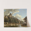 View Down a Dutch Canal by Jan van der Heyden