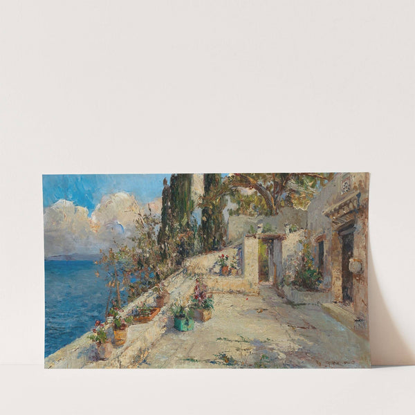 View from a terrace by Leontine von Littrow