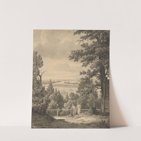 View from Altona overlooking the Elbe (1810) by Christoffer Wilhelm Eckersberg