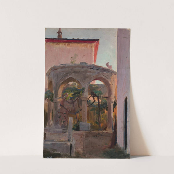 View from Bakhchisaray. From the journey to Crimea by Jan Ciągliński