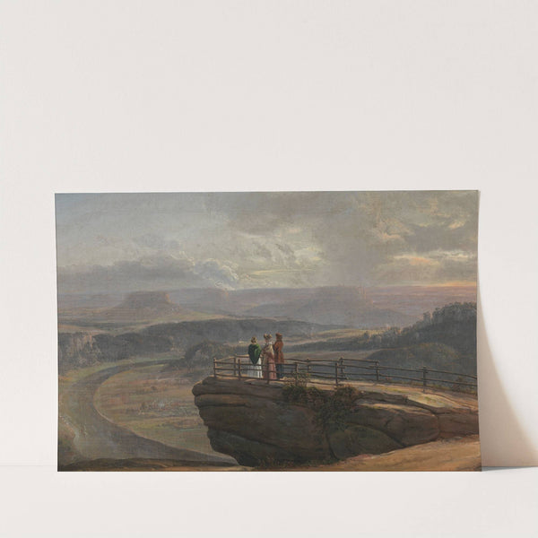 View from Bastei by Johan Christian Dahl