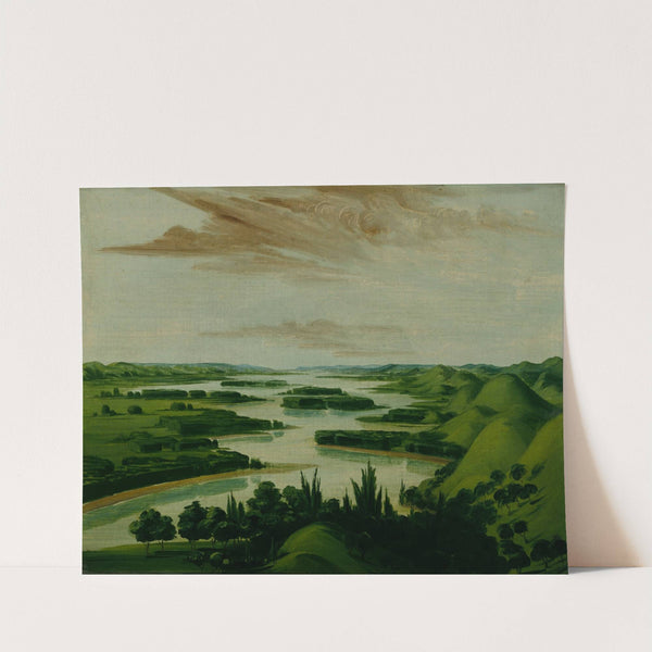 View From Floyd's Grave, 1300 Miles Above St. Louis by George Catlin