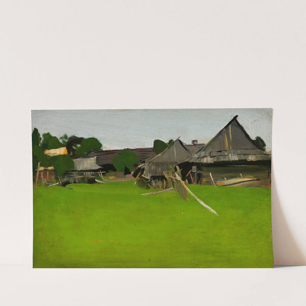 View from Istebna IV. Cottages (1906) by Konrad Krzyżanowski