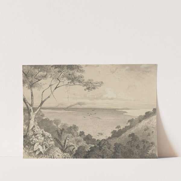 View from Laventille Hill by Michel Jean Cazabon