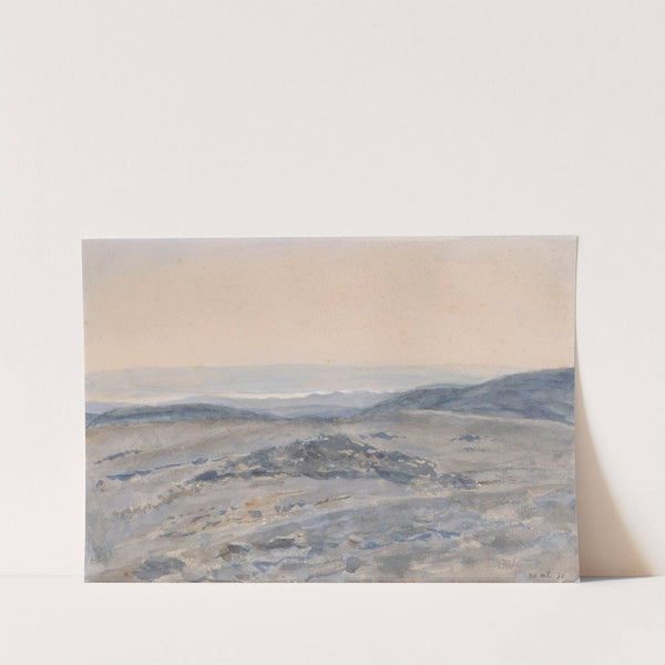 View from Mount Scopus in Jerusalem of the Dead Sea and the Moabite Mountains by Juliaan De Vriendt