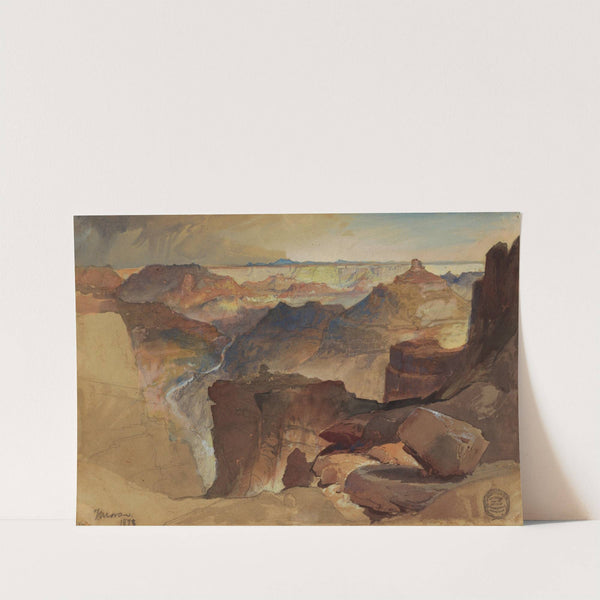 View from Powell’s Plateau, Grand Canyon, Colorado (1873) by Frederic Edwin Church