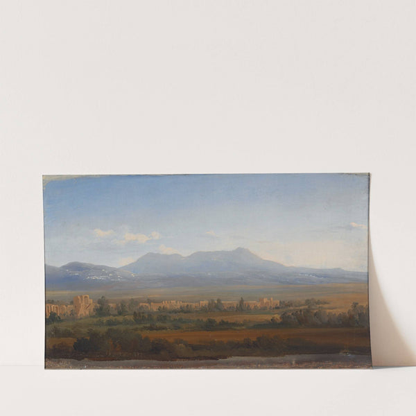 View from the Albano Mountains. Study (1842) by Gustaf Wilhelm Palm