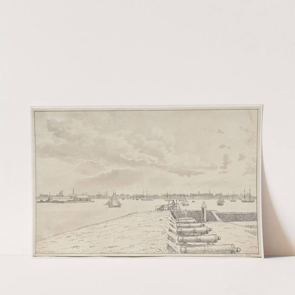 View from the Battery toward the City (1836) by Christoffer Wilhelm Eckersberg