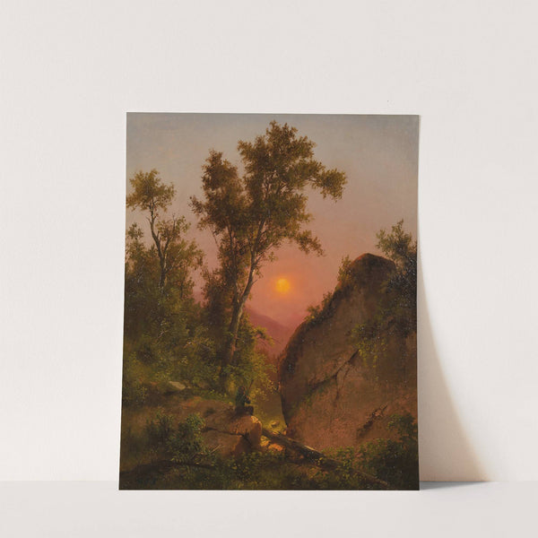 View from the Bluff, Sunset by Henry Ary